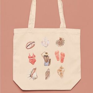 Beach Vibes Canvas Tote 🐚 | Summer | Perfect for Vacay or Everyday